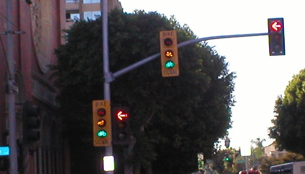 Bike lane signals